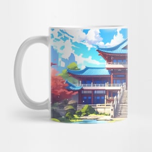 Japanese Temple Landscape – Anime Wallpaper Mug